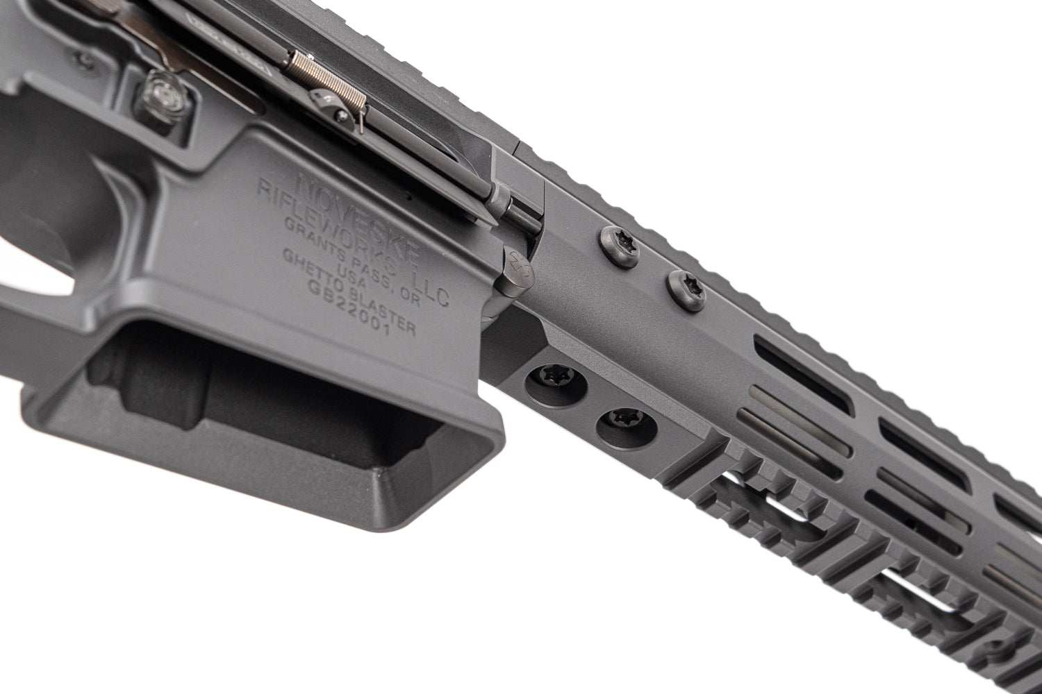 EMG Noveske Licensed 7.94” Gen 4 Ghetto Blaster Receiver Kit for Tokyo Marui TM M4 MWS GBB Series ( by DYTAC ) ( Cerakote Noveske Tiger Eye Brown )