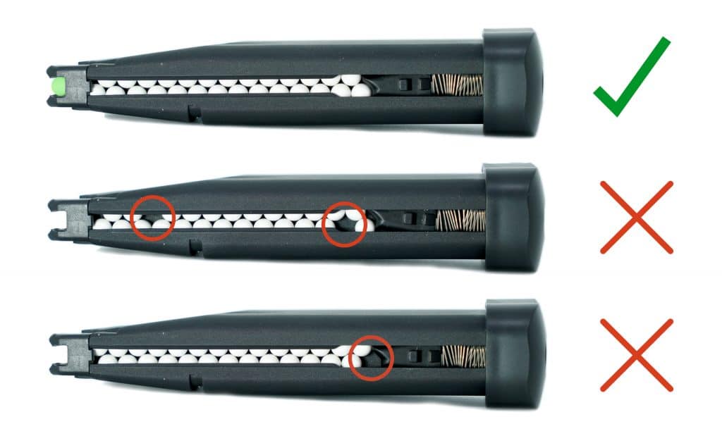 NOVRITSCH 31Rounds Gas Magazine V1 for SSP2 GBB Pistol Airsoft Series