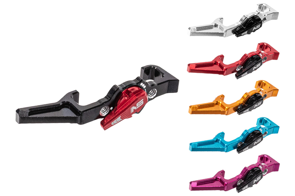 Nexxspeed CNC Aluminum Lightweight Selector Switch & Charging Handle Kit For Action Army AAP01 / AAP01C GBBP Series-Purple