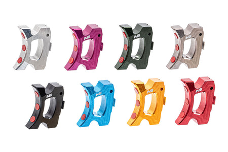 NexxSpeed CNC Aluminum Style B Speed Trigger For Tokyo Marui TM Hi-Capa 4.3 / 5.1 / Gold Match GBBP-Titanium Grey