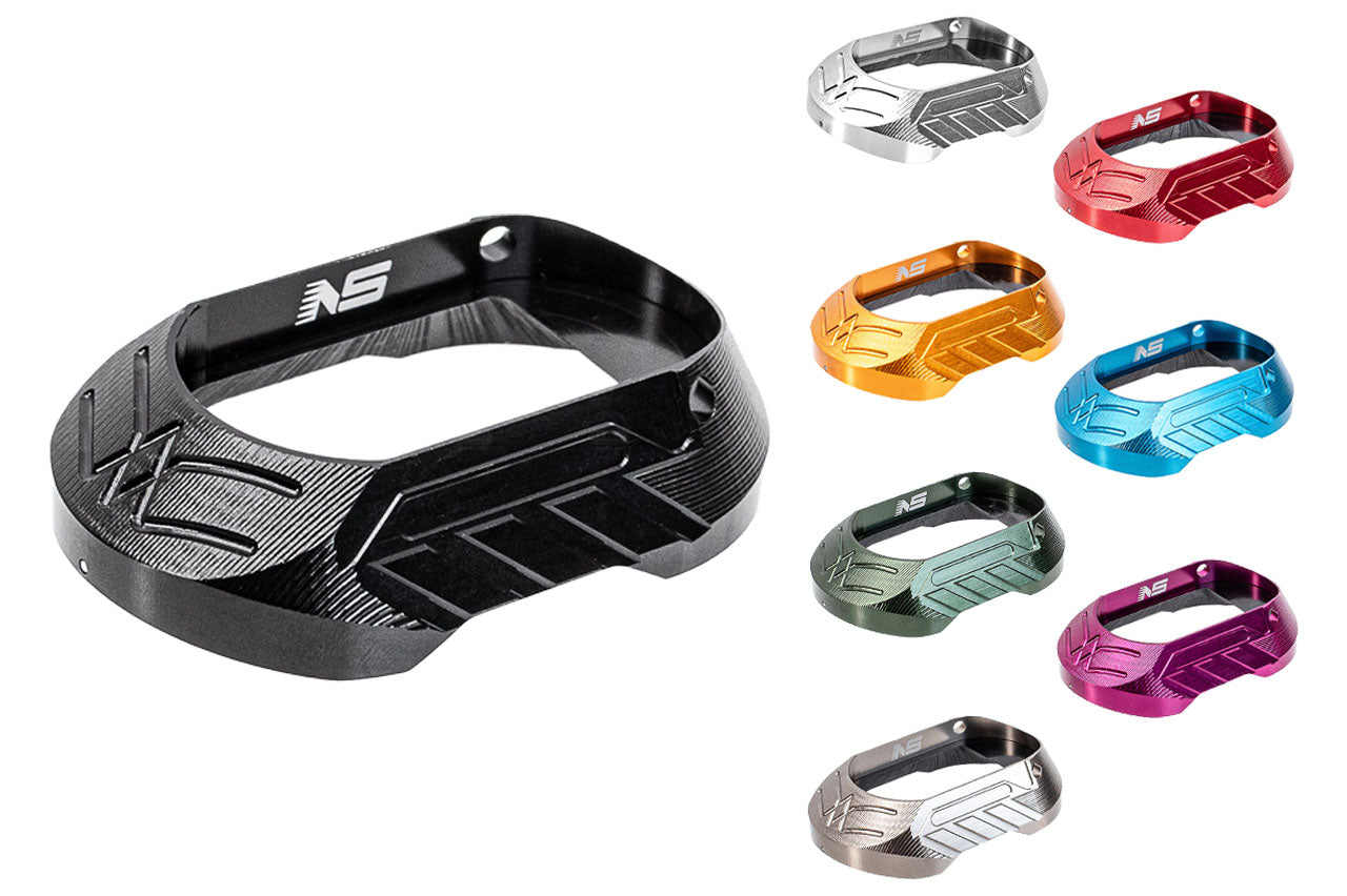 NexxSpeed CNC Aluminum Magwell For Marui TM Hi-Capa GBBP Series -Purple