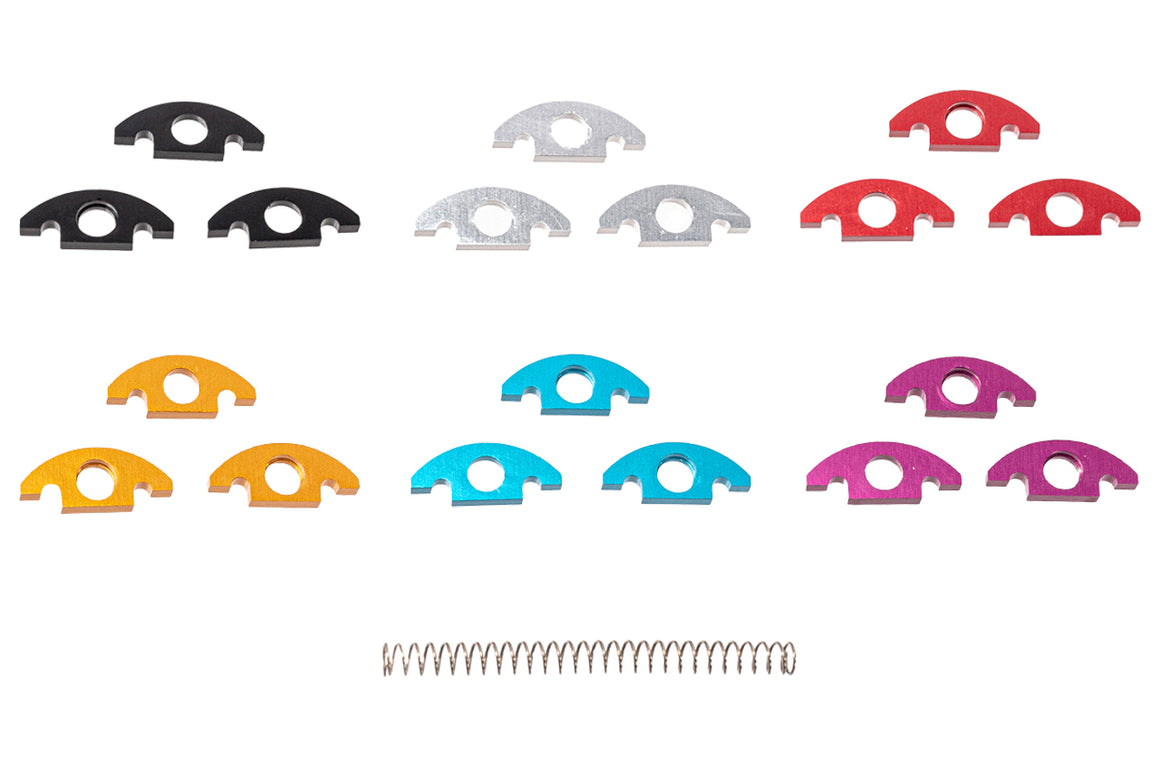 Nexxspeed CNC Aluminum Buffer & Nozzle Spring Set For Action Army AAP01 / AAP01C GBBP Series-Purple