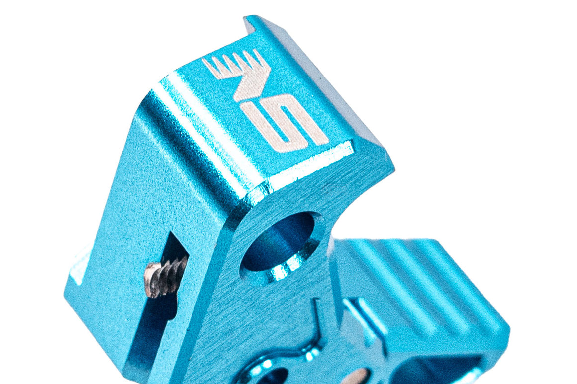 Nexxspeed CNC Aluminum Adjustable Trigger ( Style S ) For Action Army AAP01 GBBP / Marui TM G17 Gen3 / 4 GBBP Series -Purple