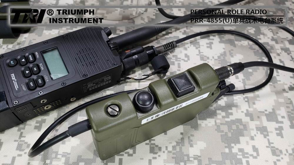 TRI 4855U Type L Personal Tactical Radio Walkie Talkie ( OD ) ( Lemo Connector )