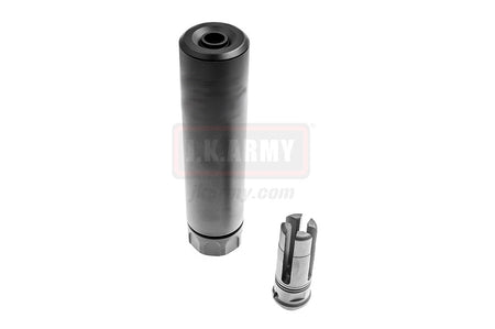OMG SOCOM RC 1 Dummy Barrel Extension w/ 4P Flash Hider ( BK ) ( 14mm CCW )