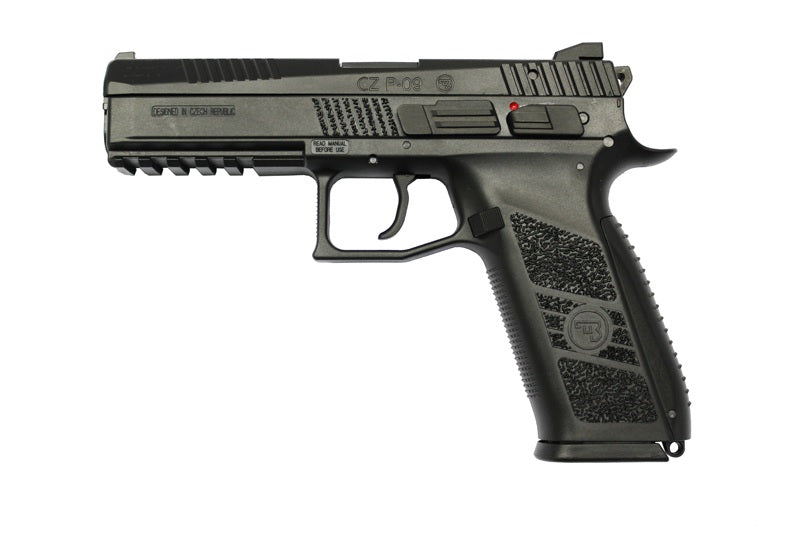 KJ Works CZ P-09 Duty GBB Pistol - BK ( ASG Licensed/ Gas Version
