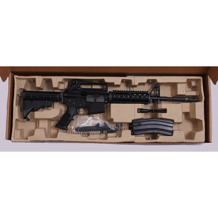 WE M4 RIS Gas Blow Back Open Chamber Rifle GBB Rifle ( Black )