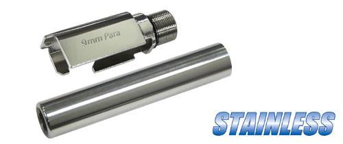 Guarder Steel Outer Barrel for MARUI TM / KJ P226 ( Silver )