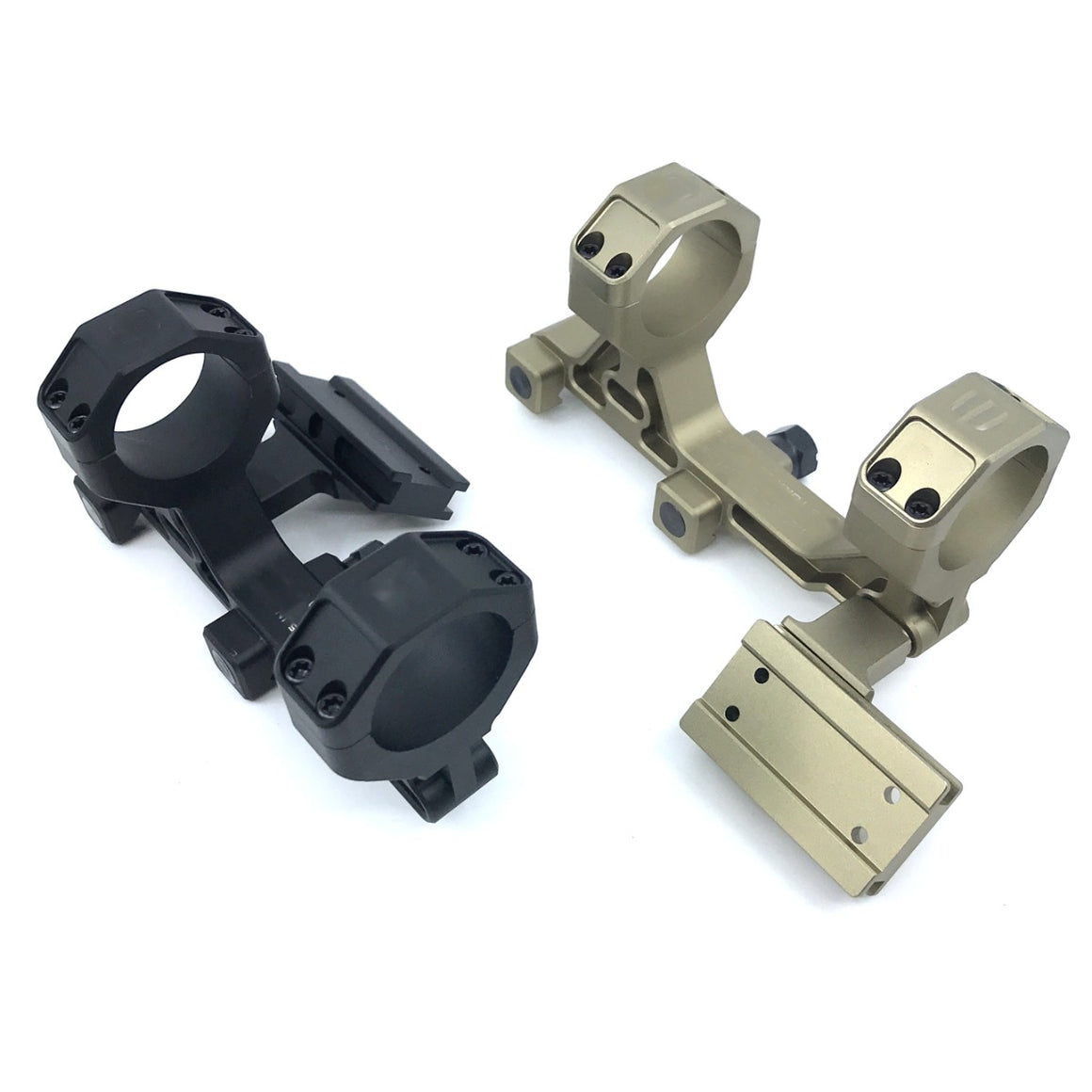 ARTISAN BO Style 30mm Modular Scope Mount for 1913 20mm Rail System with T1 / T2 Adapter / RMR Adapter-with T1/T2 Adapter-Black