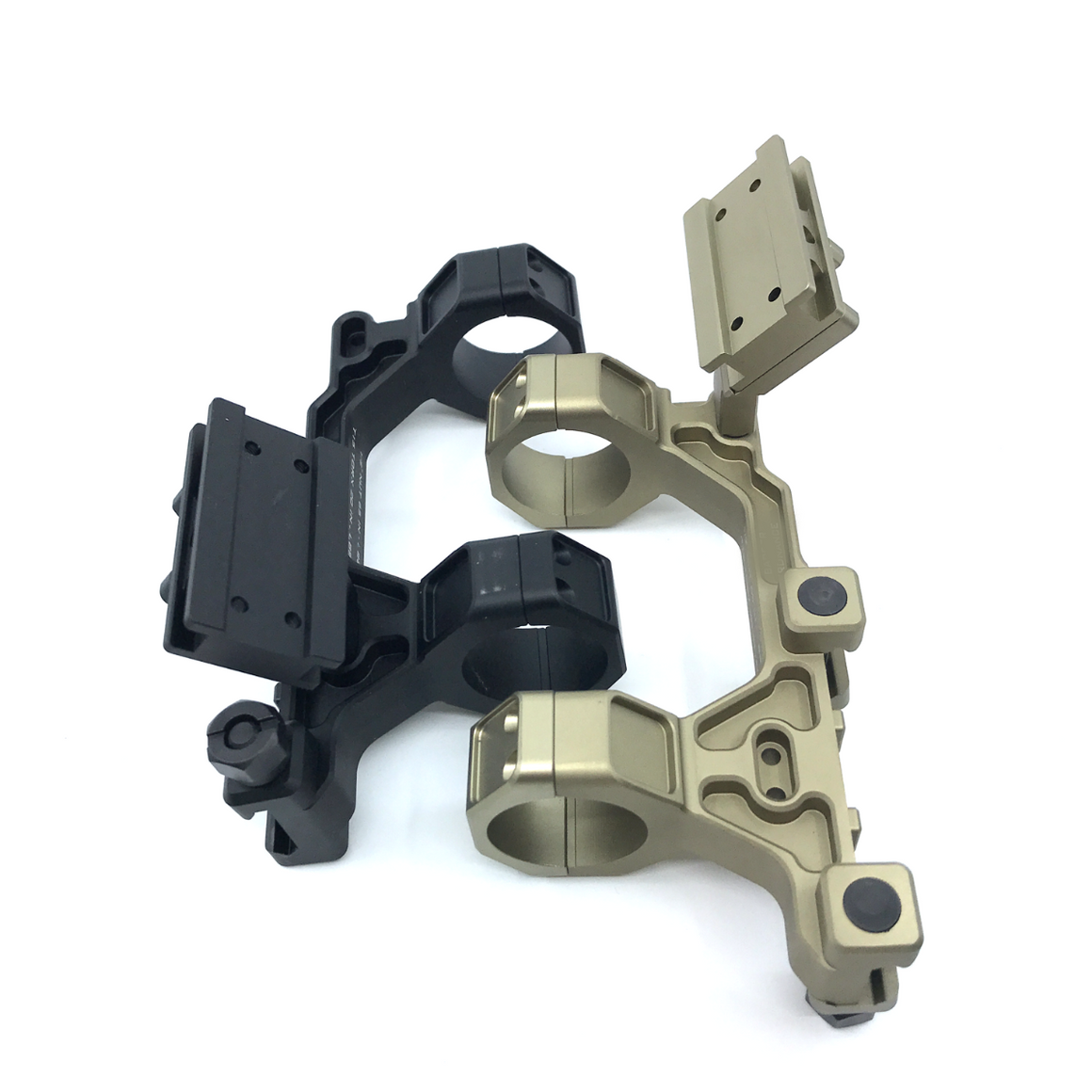 ARTISAN BO Style 30mm Modular Scope Mount for 1913 20mm Rail System with T1 / T2 Adapter / RMR Adapter-with T1/T2 Adapter-Black