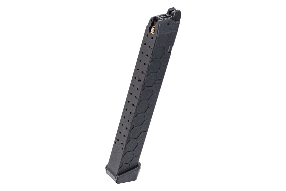 PH+ Honeycomb 50 Rounds Extended Gas Magazine For Umarex VFC Glock / Marui TM / WE G Model GBBP Series
