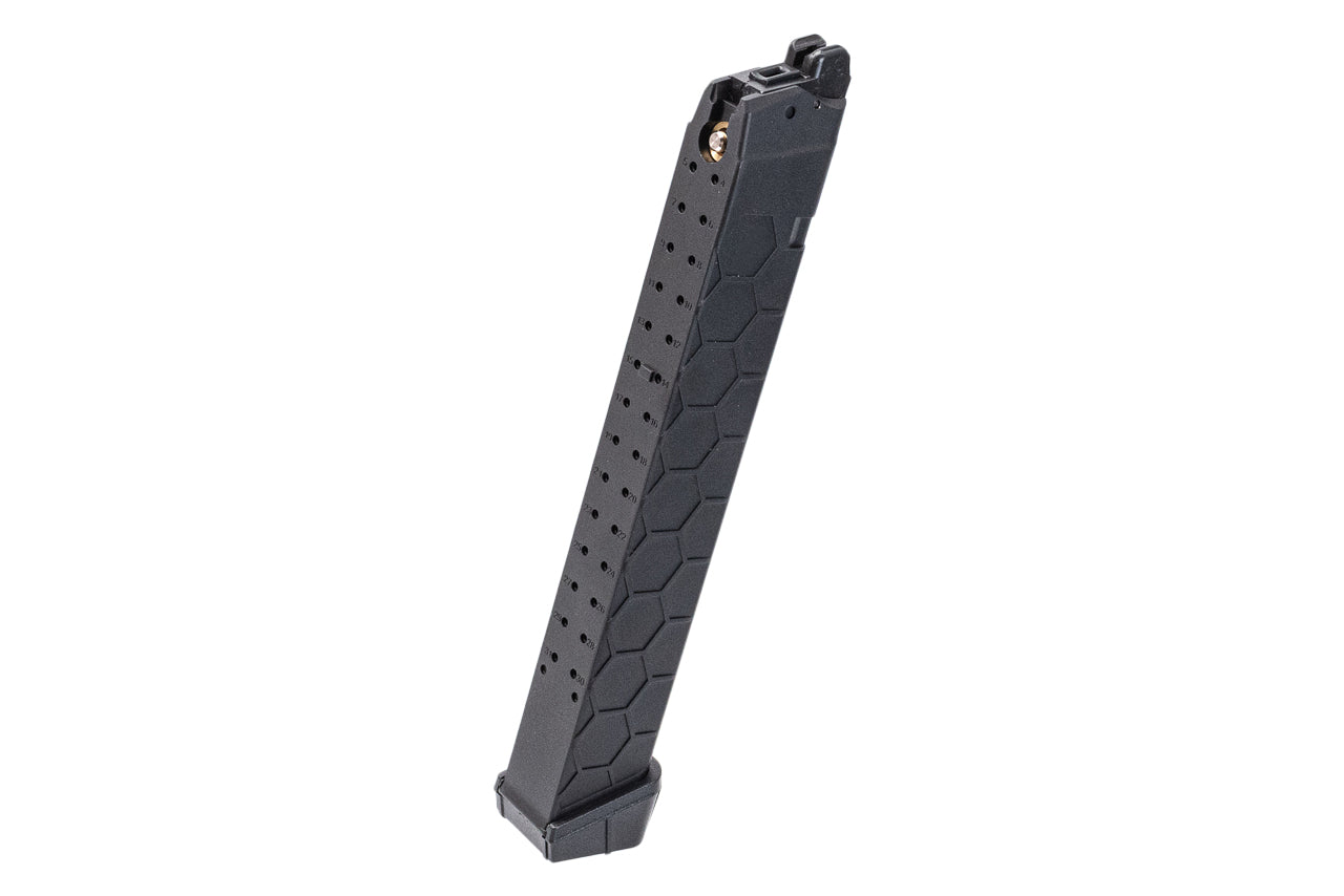 PH+ Honeycomb 50 Rounds Extended Gas Magazine For Umarex VFC Glock / Marui TM / WE G Model GBBP Series