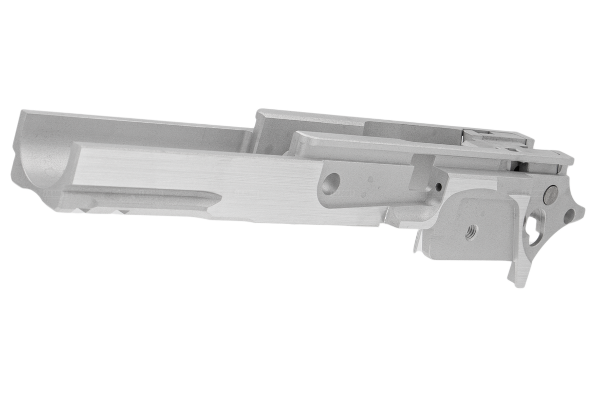 ProHandgun ST Style CNC Aluminum Middle Frame with Rail for Marui TM Hi-Capa 5.1 GBBP Series ( Silver )
