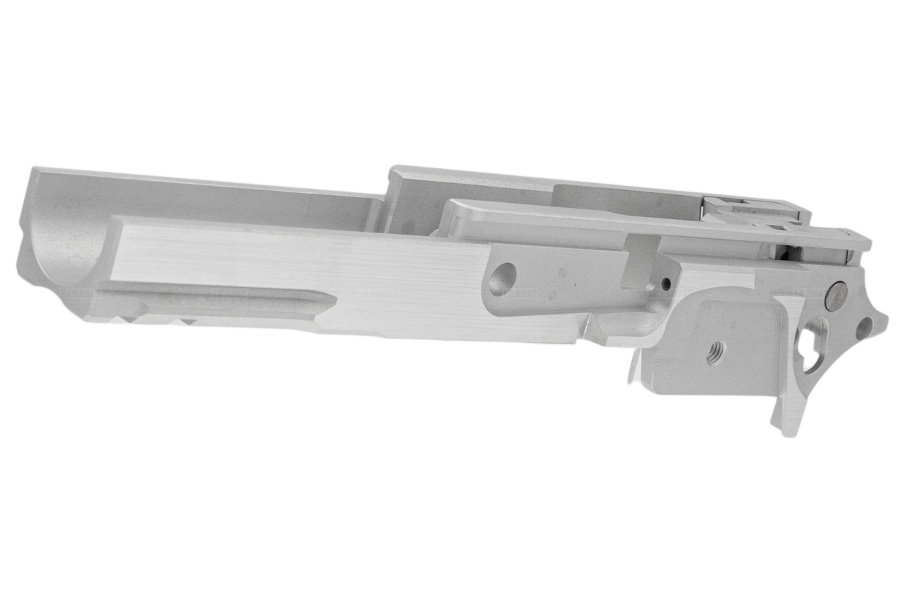 ProHandgun ST Style CNC Aluminum Middle Frame with Rail for Marui TM Hi-Capa 5.1 GBBP Series ( Silver )