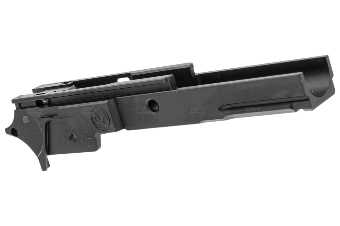 ProHandgun SV Style CNC Aluminum Middle Frame with Rail for Marui TM Hi-Capa 5.1 GBBP Series ( Black )