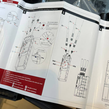 FCS MPU5 Radio Dummy Model ( DIY Walkie-Talkie )-Package C