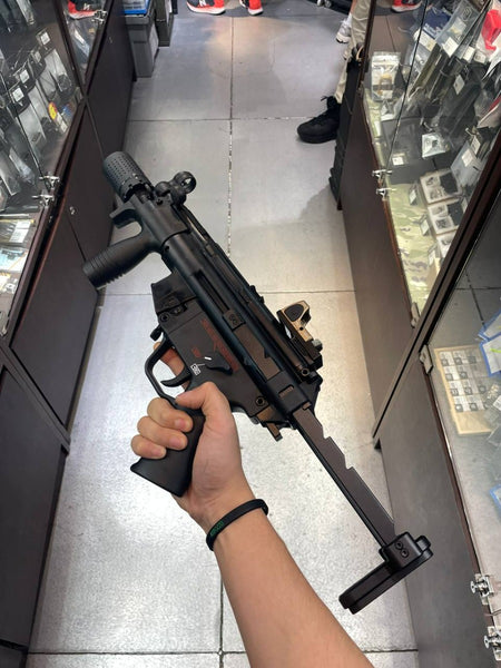 Bow Master Night Rear Sight RMR Mount For Umarex / VFC HK53 / MP5 / G3 GBB & TM MP5A5 Next Gen AEG