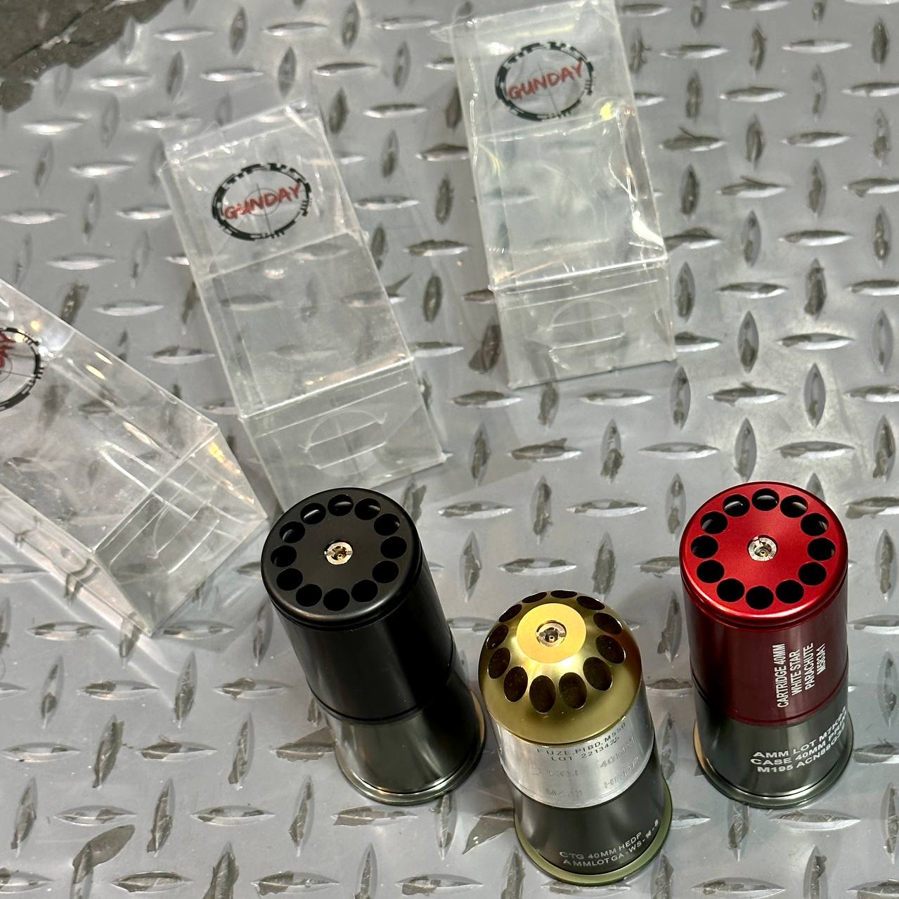 GUNDAY 98 Rounds 40mm Airsoft Grenade Cartridge-Type B