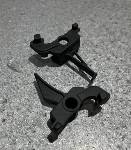 Bow Master CNC Steel Flat Trigger For Tokyo Marui TM AKM / AKX GBBR Series ( Type A / B )-Type B
