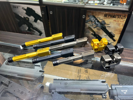 RGW K Style Outer Barrel 14mm CCW For SIG AIR / VFC P320 M17 M18 XCarry GBBP-M18 Model-Black