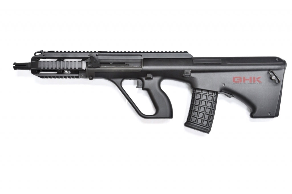 GHK AUG A3 GBBR Airsoft ( Black )