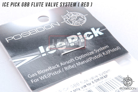 Poseidon ICE PICK GBB Flute Valve System ( Red ) ( Marui / WE System Only )
