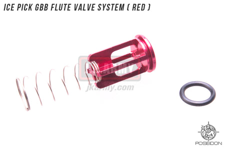 Poseidon ICE PICK GBB Flute Valve System ( Red ) ( Marui / WE System Only )