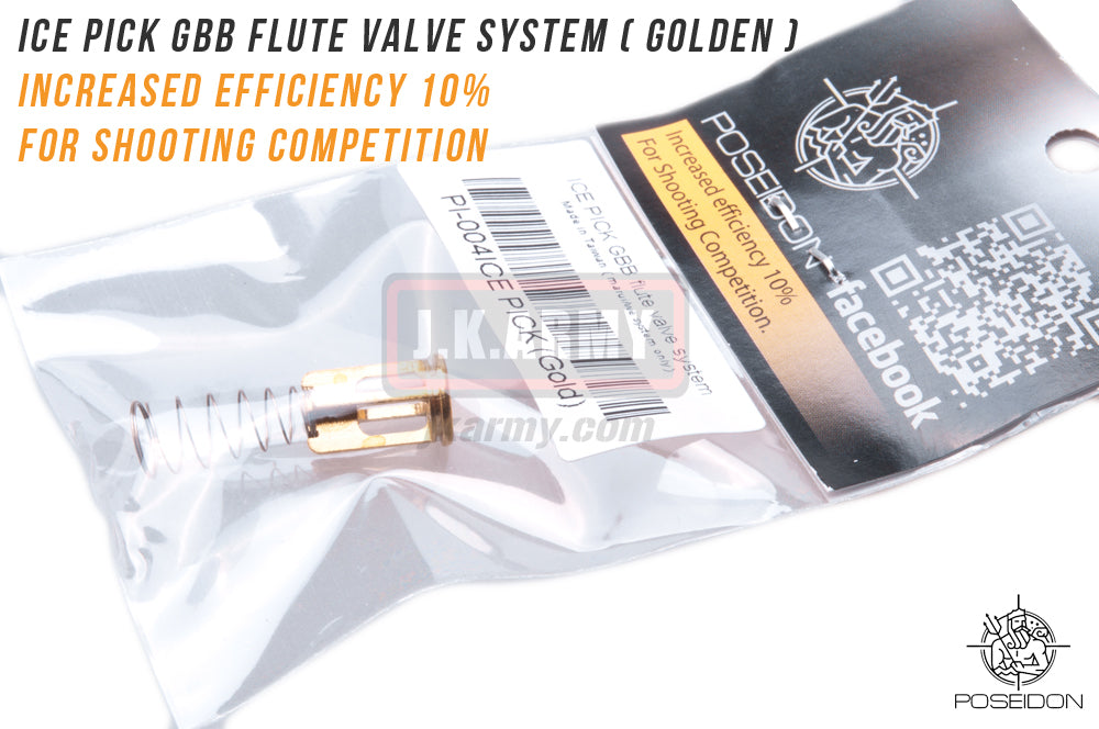 Poseidon ICE PICK GBB Flute Valve System ( Golden ) ( Marui TM / WE System Only )