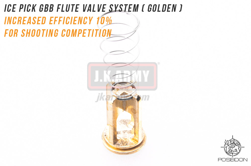 Poseidon ICE PICK GBB Flute Valve System ( Golden ) ( Marui TM / WE System Only )