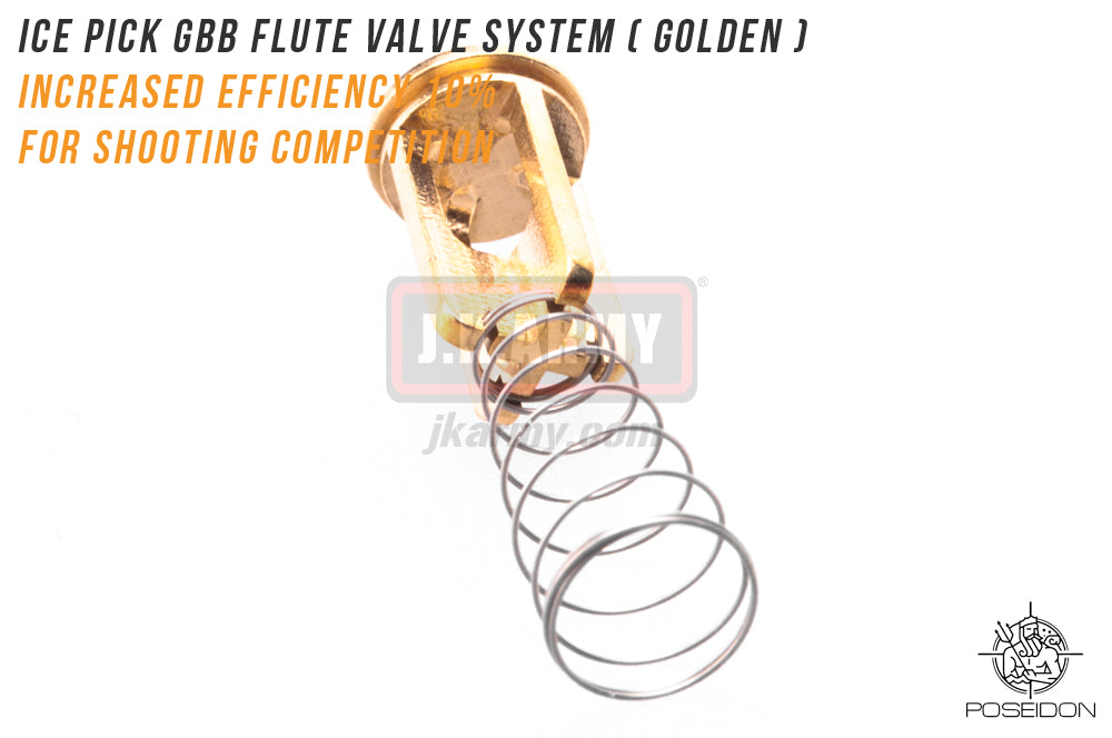Poseidon ICE PICK GBB Flute Valve System ( Golden ) ( Marui TM / WE System Only )