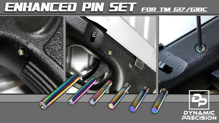 Dynamic Precision Stainless Steel Pin Set for TM Model 17 / 18C ( Rainbow )