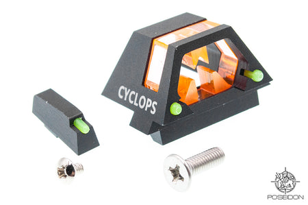 Poseidon CYCLOPS Universal Front and Rear Sights for GLK Model G Series GBBP