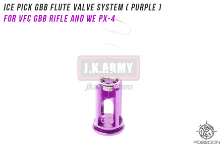 Poseidon ICE PICK GBB Flute Valve System ( Purple ) ( TM MWS Compatible ) ( For VFC GBB Rifle and Marui / WE PX-4 )