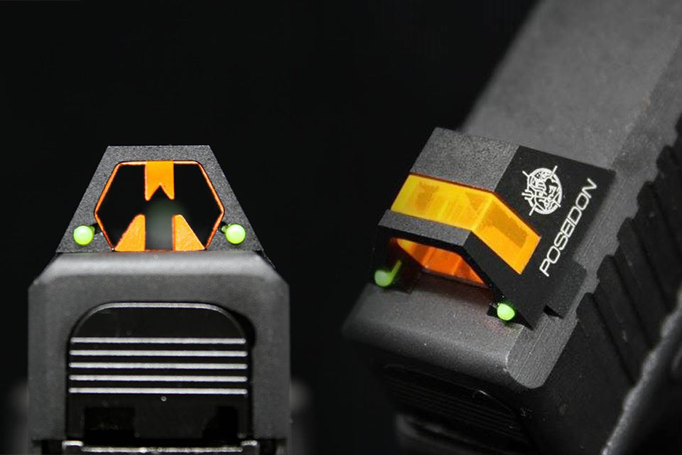 Poseidon CYCLOPS Universal Front and Rear Sights for GLK Model G Series GBBP
