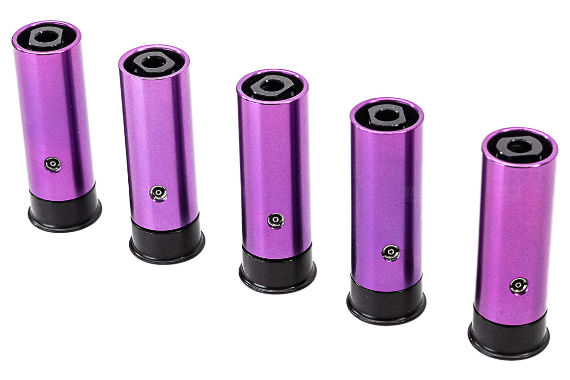 PPS Gas Metal Shell for M870 Pump Action Shotgun ( 5pcs ) ( Purple )