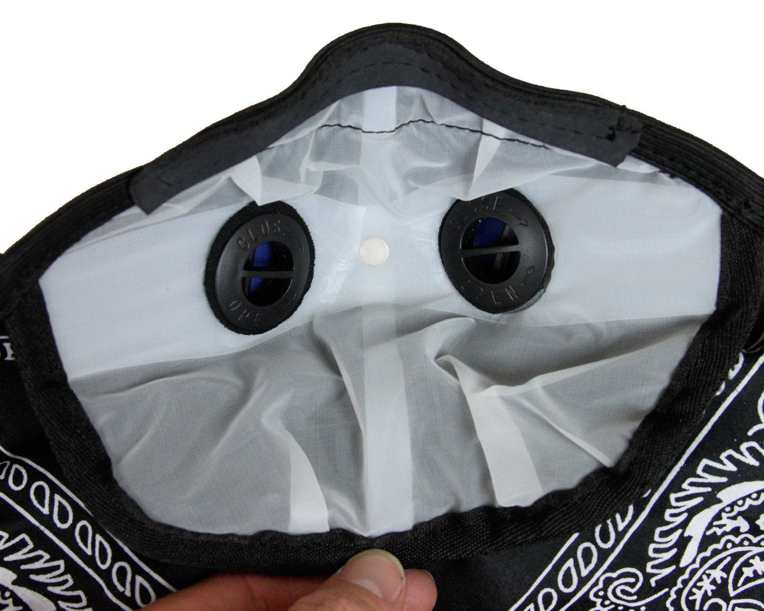 ATV Tek Pro Series Bandana Dust Mask - Black ( BDMBLK )