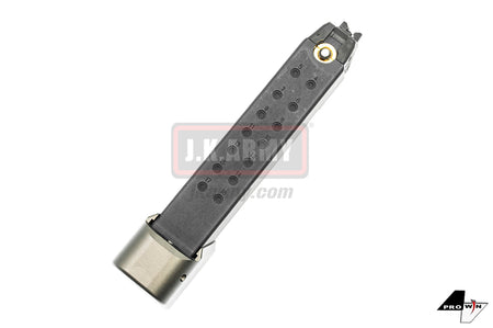 ProWin CNC 36Rds Magazine for Marui G Series GBB Model 17 1.8C 3.4 etc. ( STD 9mm 17RD+6RD Style ) ( Grey Base )