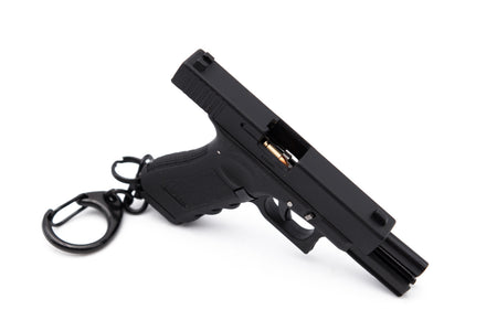 G17 Dummy Metal Keychain w/ Kydex Holster ( Black )