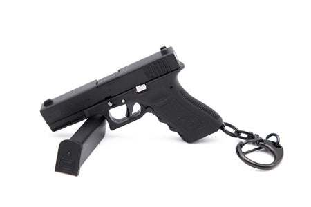 G17 Dummy Metal Keychain w/ Kydex Holster ( Black )