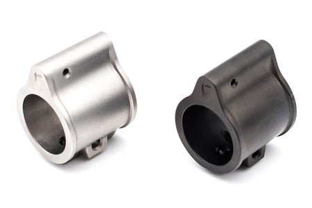 Pro&T G Style Super Dummy Gas Block for Airsoft ( MIN Steel ) ( Black / Silver )-Steel Silver