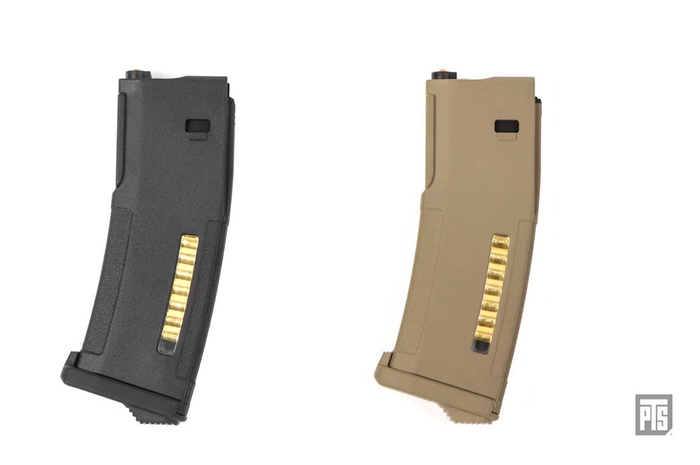 PTS Enhanced Polymer Magazine for Tokyo Marui Recoil Stock Next Generation M4 / SCAR Series - Dark Earth ( DE )