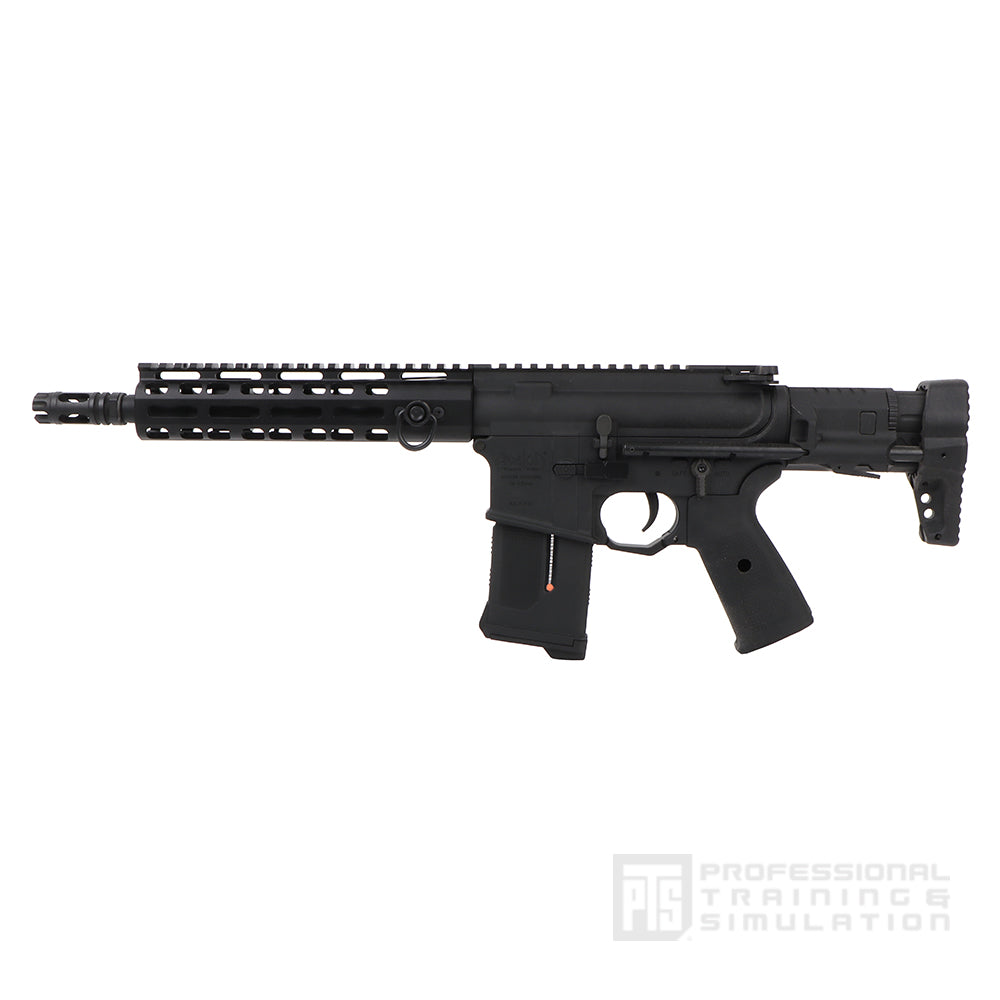 PTS Enhanced Polymer Magazine Short EPM1-S for AEG Airsoft ( Black / DE )-Black