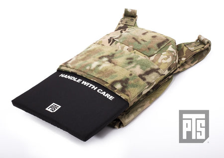 PTS SAPI Dummy Plate ( Front & Back ) ( Large ) ( Black )