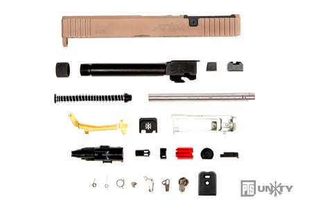 PTS® Unity Tactical Atom™ Slide Kit For TM G17 ( BK / DE )-Black Edition