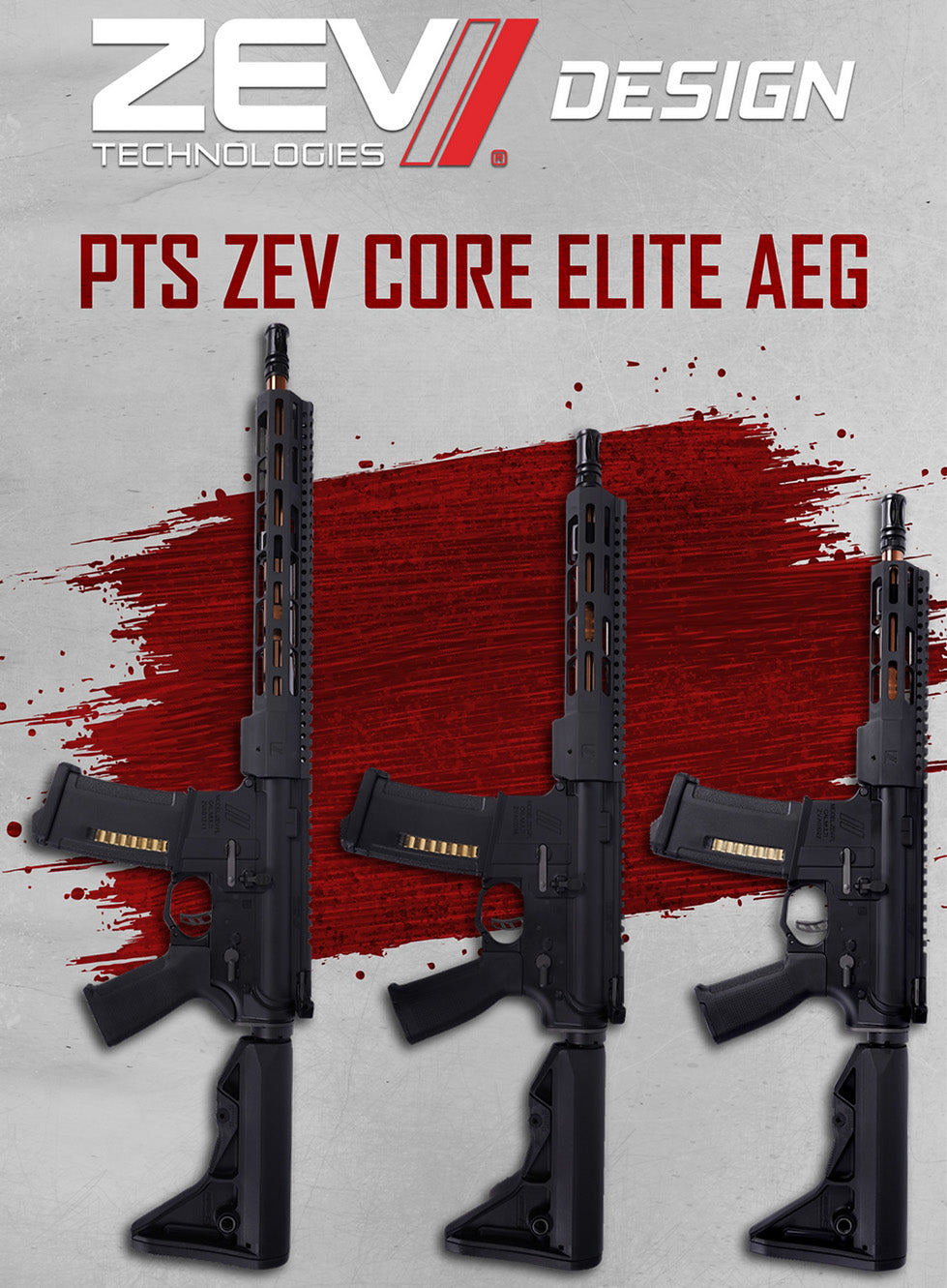 PTS ZEV Core Elite AEG Rifle Airsoft Series 14.5 inch