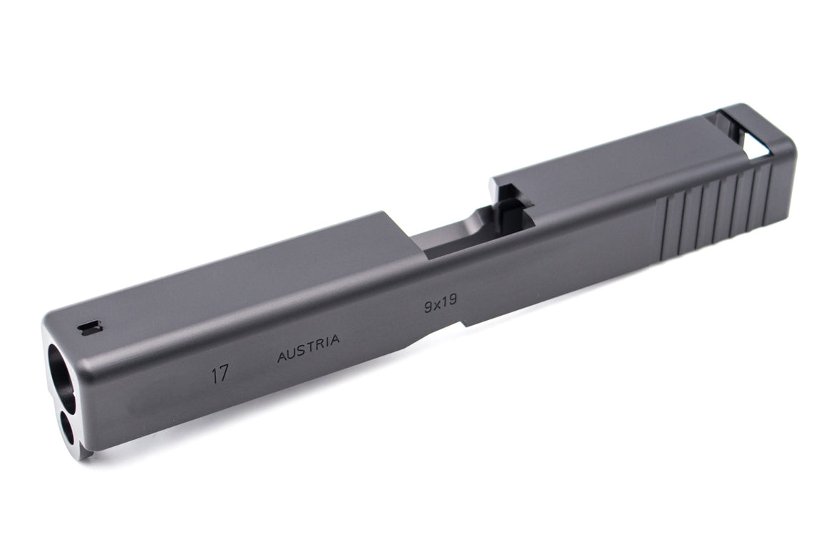 PGC 17 Style CNC Aluminum Slide & Outer Barrel Set for Marui G17 Gen3 GBB Pistol New Ver. ( Black )