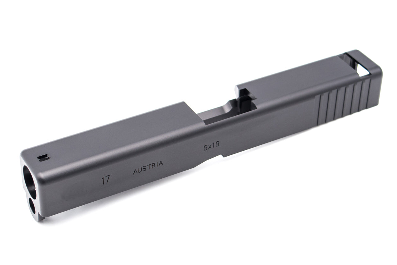 PGC 17 Style CNC Aluminum Slide & Outer Barrel Set for Marui G17 Gen3 GBB Pistol New Ver. ( Black )