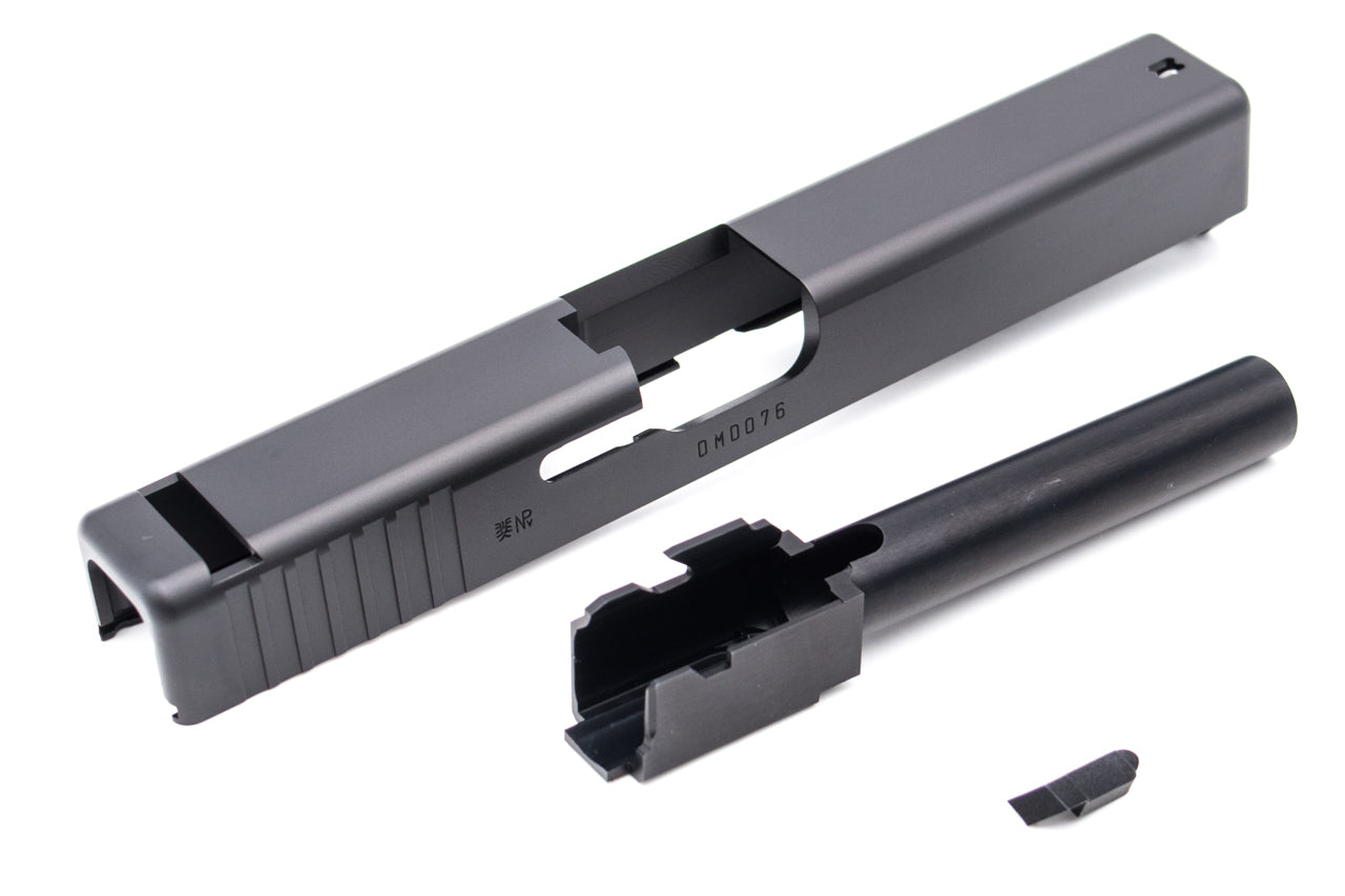 PGC 17 Style CNC Aluminum Slide & Outer Barrel Set for Marui G17 Gen3 GBB Pistol New Ver. ( Black )
