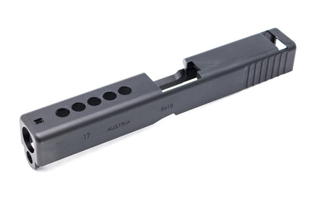 PGC 17 Vent Style CNC Aluminum Slide & Outer Barrel Set for Marui G17 Gen3 GBB Pistol New Ver. ( Black )