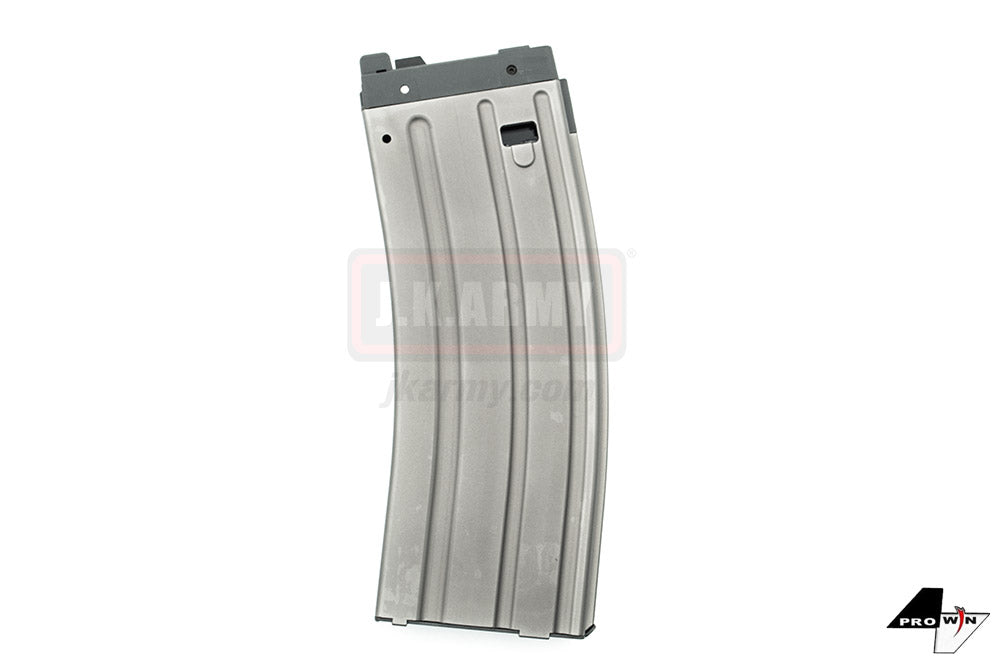 ProWin EVO Series Tokyo Marui M4 / AR MWS GBB Gas Magazine 55Rds ( 30Rd 5.56 Style Black Grey )